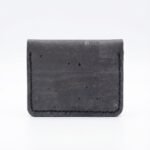 Grey cork cardholder outside